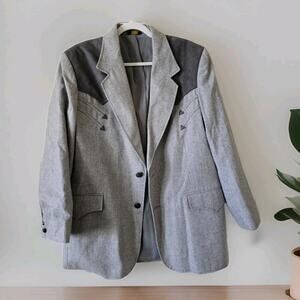 Men's 44 Pioneer Wear Blazer Western Jacket Rockabilly Sport Coat , Country USA